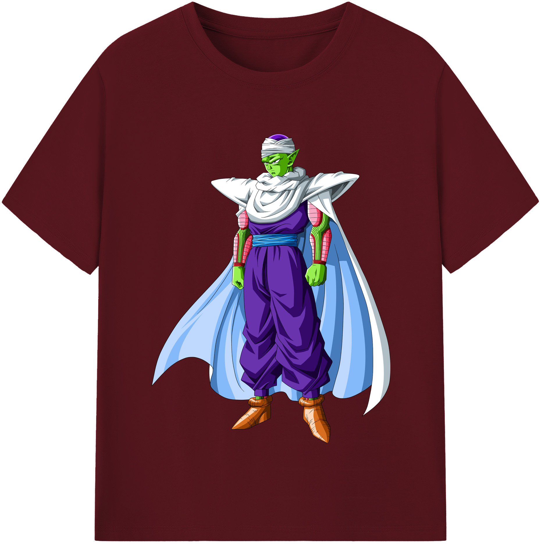 （画像用） ドラゴンボール ピッコロ DRAGON BALL Piccolo 綿100％半袖Tシャツ（フロントプリント）